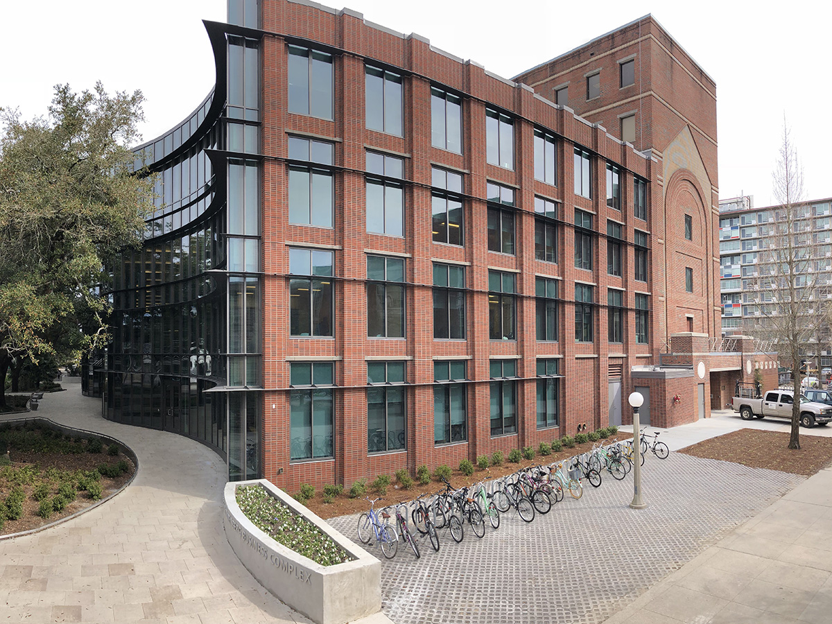 Tulane Goldring / Woldenberg Business Complex Glass